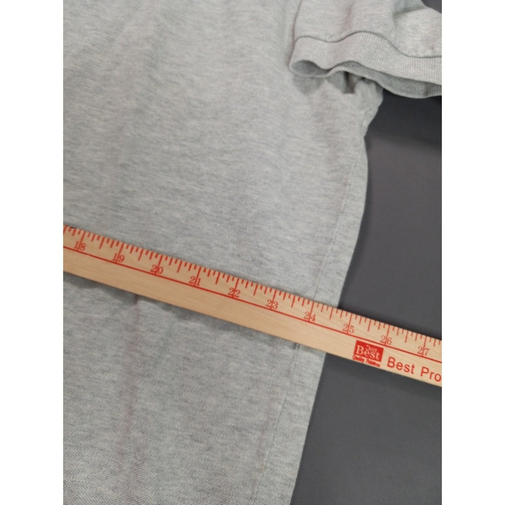 Polo Ralph Lauren Mens XXL Heather Grey Short Sleeve Cotton Pique Polo Shirt - Picture 7 of 8